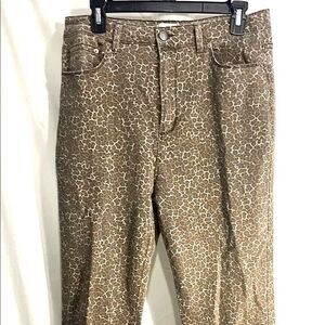 LOVE FIRE ANIMAL PRINT JEAN IN WMns SZ 13 NWOT